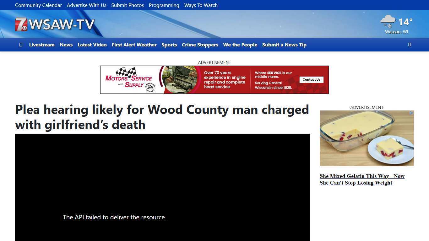 Plea hearing likely for Wood County man charged with girlfriend’s death