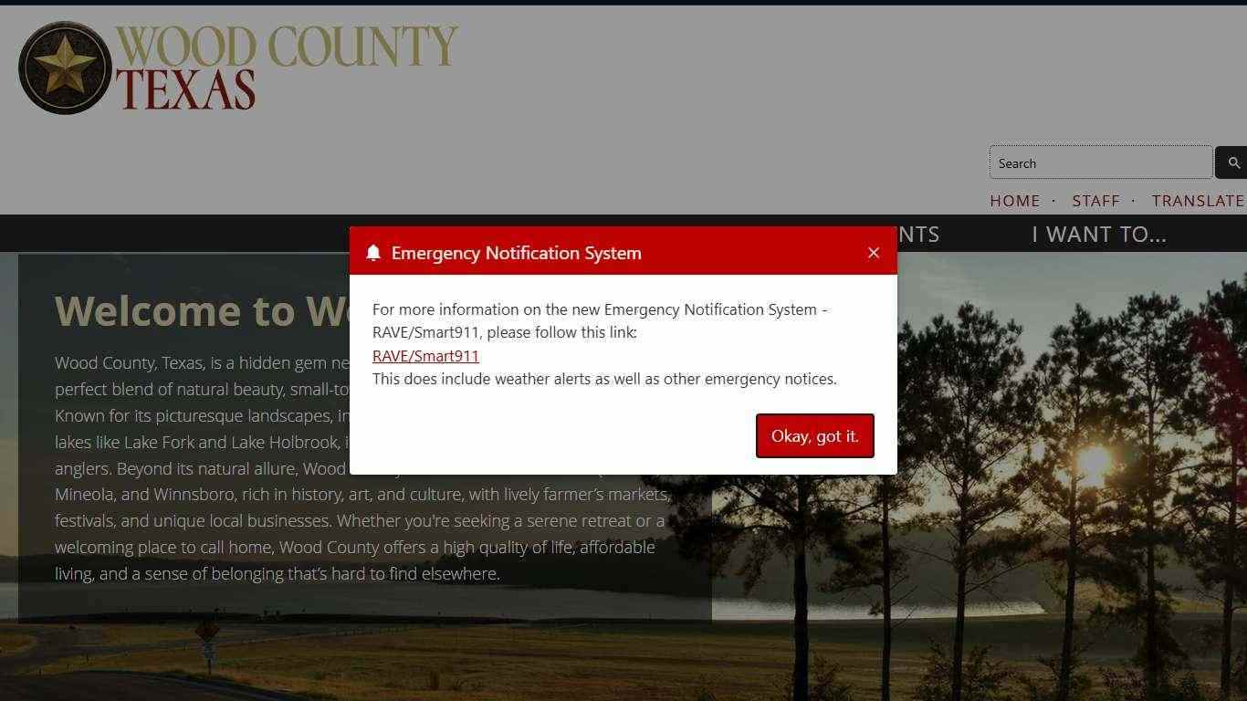 Wood County Home | Wood County, Texas